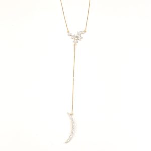 18KT Yellow Gold Celestial Necklace