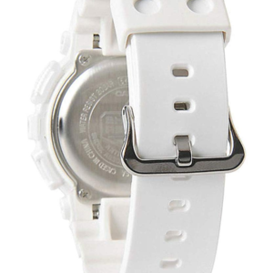 GMAS110MP-7A G-Shock by Casio White Color Men's Watch Digital Back View, Analog
