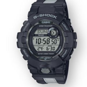 GBD800LU-1 G-Shock Runner Black with Reflective Strip Bluetooth Connectivity Limited Edition, Step Tracker, Front View