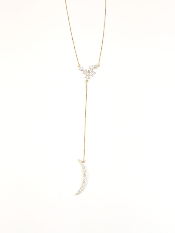 18KT Yellow Gold Celestial Necklace