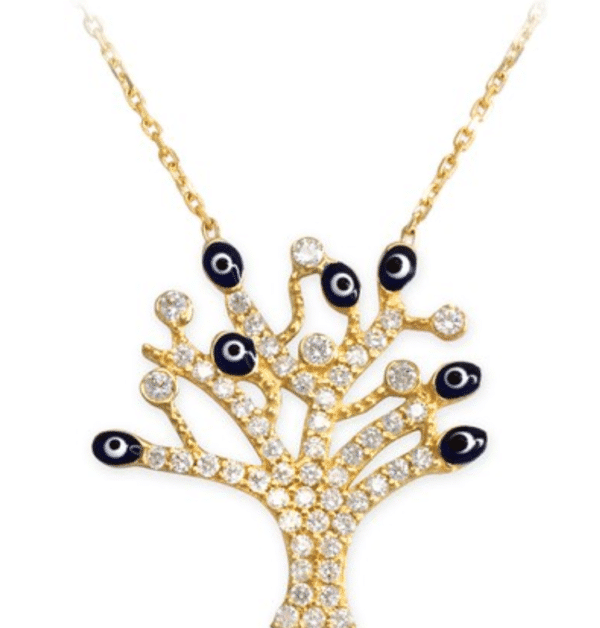 14 Karat Gold Evil Eye Necklace Online Sales, UP TO 55% OFF | www 