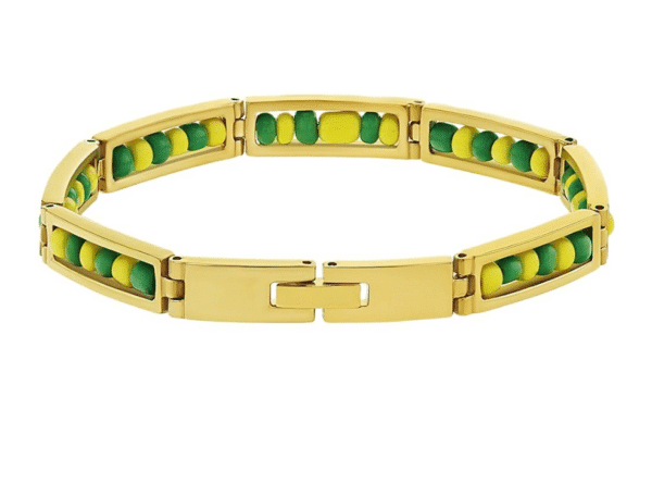 Stainless Steel Gold Plated Orula Ilde Bracelet Open 316L Guage