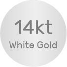 14KT White Gold