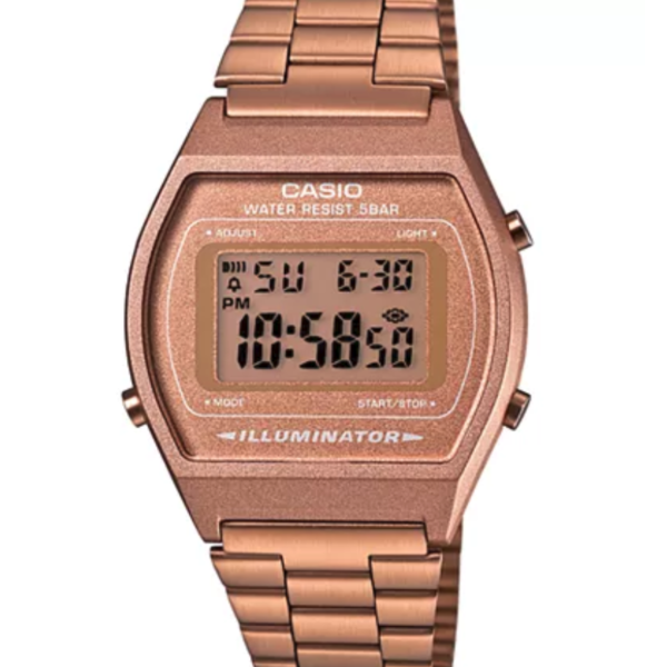 gold retro casio